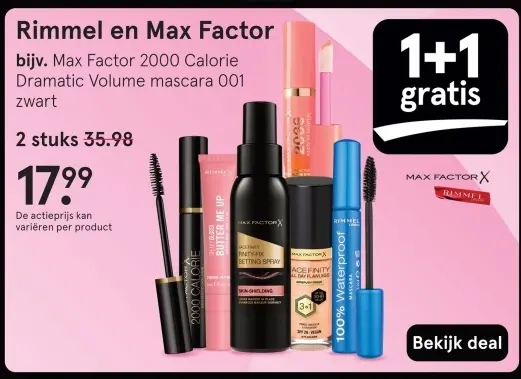 Aanbieding: Max Factor 2000 Calorie Dramatic Volume masca