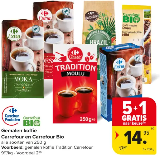 Promotie: Gemalen koffie