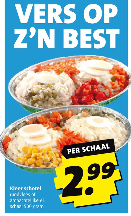 Aanbieding: Kleer schotel