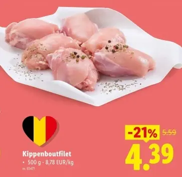 Promotie: Kippenboutfilet