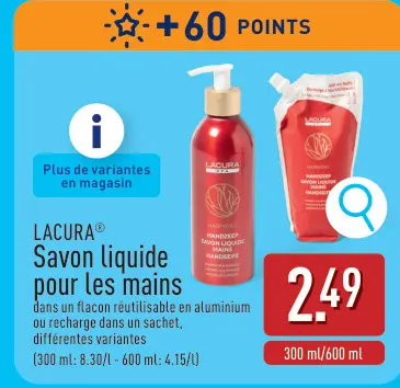 Offre: Savon liquide pour les mains