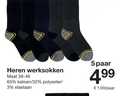 Aanbieding: Heren werksokken