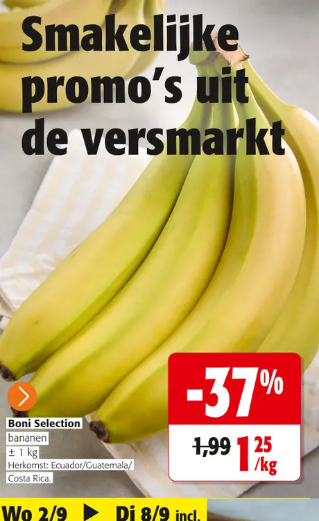 Promotie: bananen