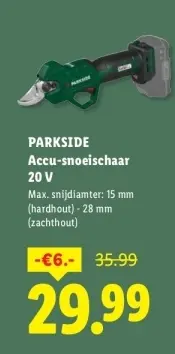 Aanbieding: Accu-snoeischaar