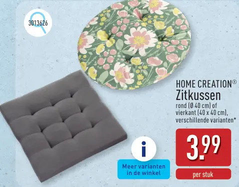 Promotie: Zitkussen