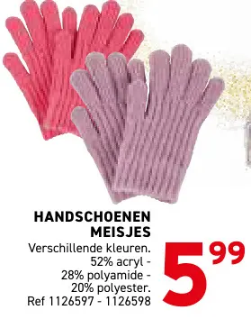 Promotie: Handschoenen meisjes