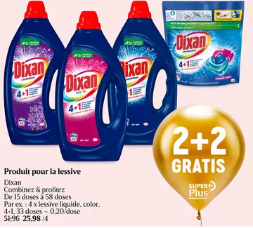 Offre: Produit pour la lessive