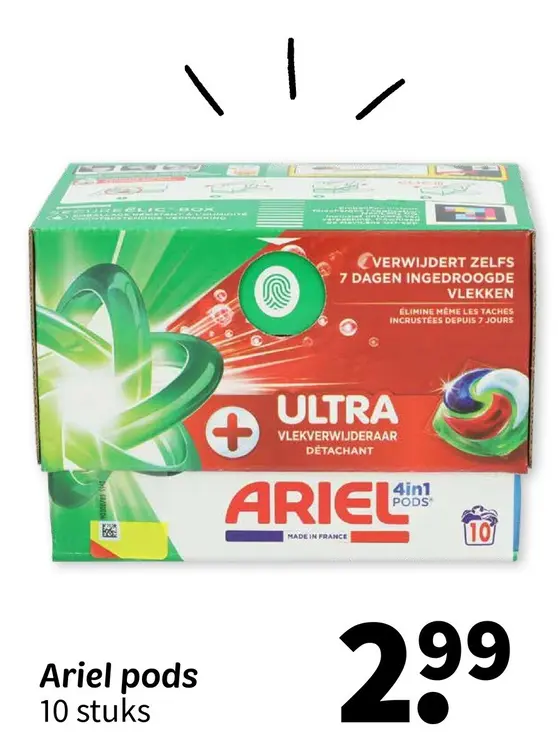 Promotie: Ariel pods