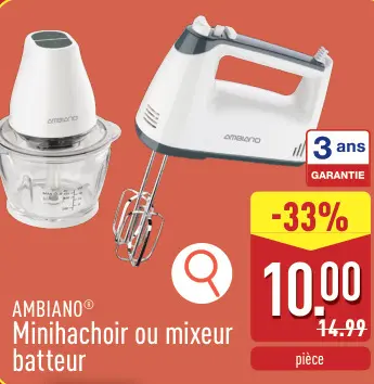 Offre: Hachoir et batteur