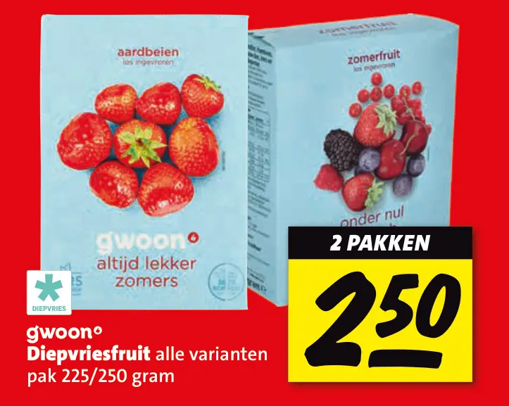 Aanbieding: Diepvriesfruit