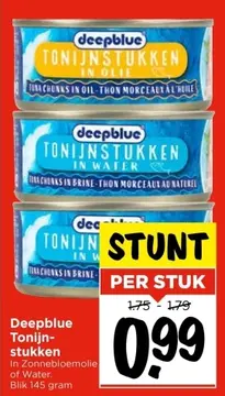 Aanbieding: Deepblue Tonijnstukken