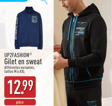 Offre: Sweat à capuche zippé
