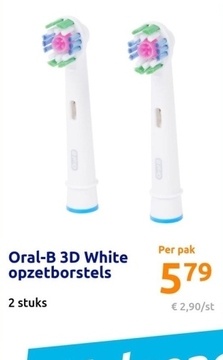 Aanbieding: Oral - B 3D White opzetborstels