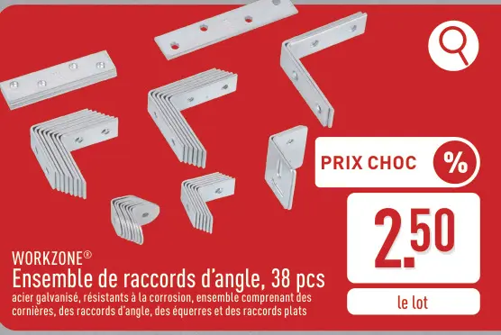 Offre: Ensemble de raccords d'angle