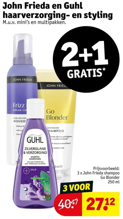 Promotie: Haarverzorging- en styling