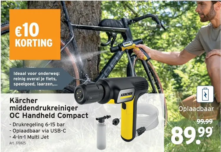 Promotie: Middendrukreiniger OC Handheld Compact