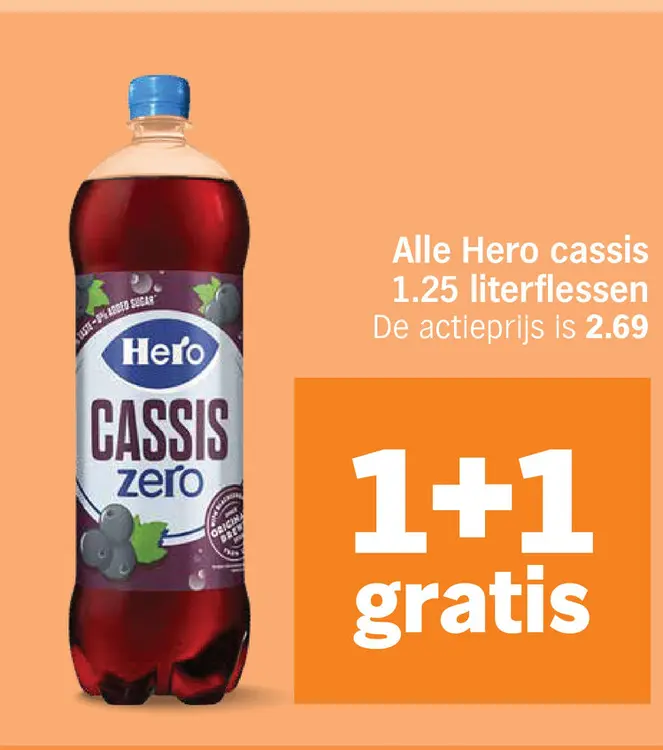 Aanbieding: Hero cassis