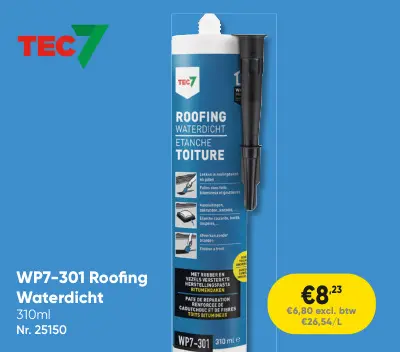 Promotie: WP7-301 Roofing Waterdicht