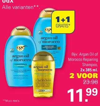 Aanbieding: Argan Oil of Morocco Repairing Shampoo