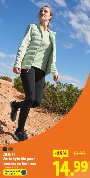 Offre: Veste hybride