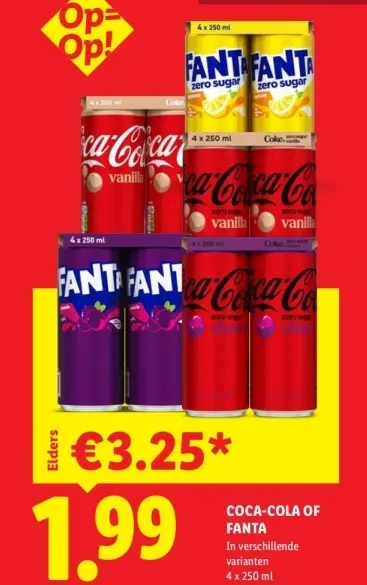 Aanbieding: Coca-cola of Fanta
