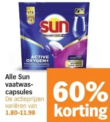 Aanbieding: Alle Sun vaatwascapsules