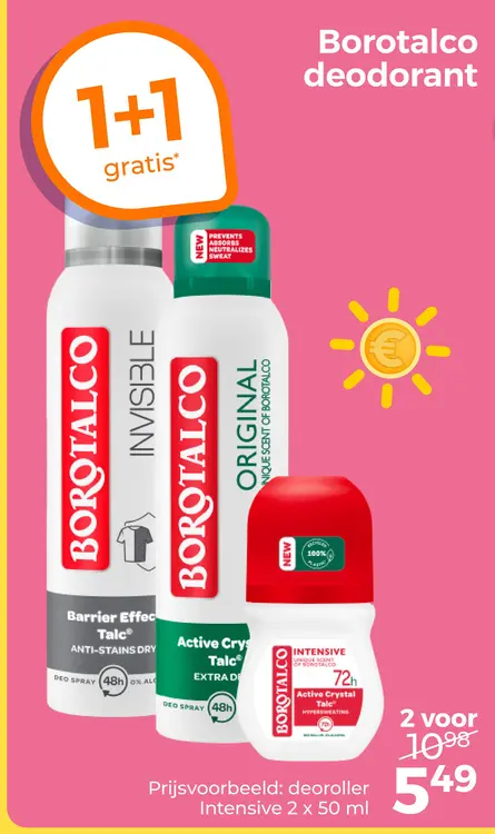 Aanbieding: Borotalco deodorant