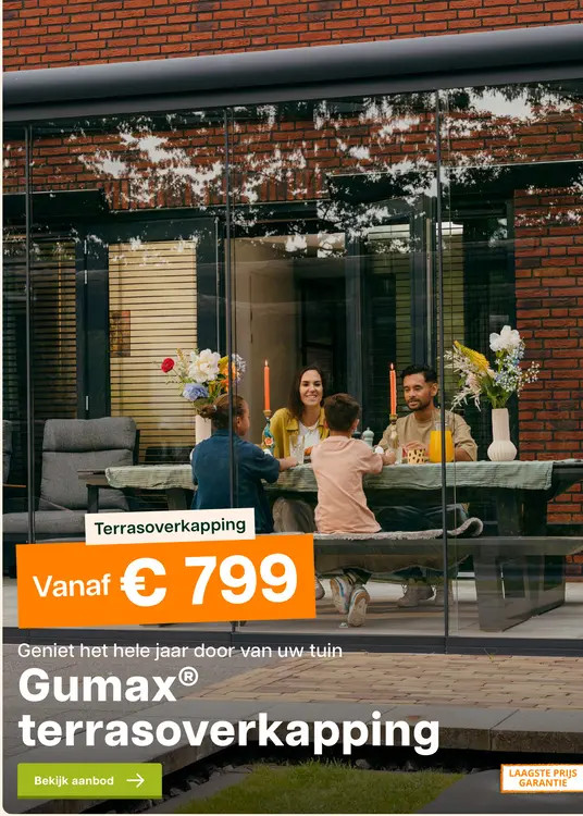 Promotie: Terrasoverkapping