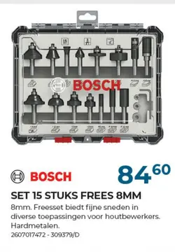 Aanbieding: SET 15 STUKS FREES 8MM