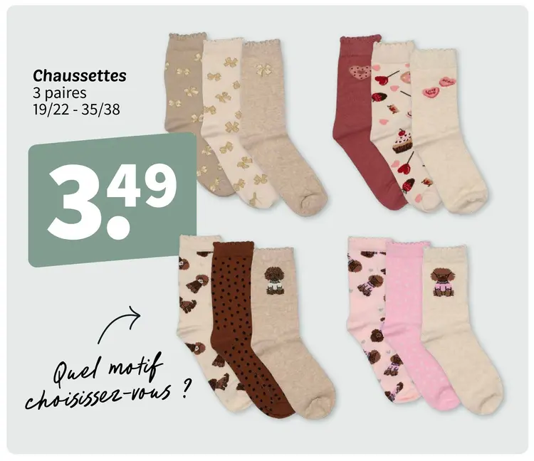 Offre: Chaussettes