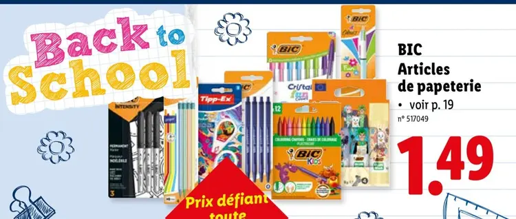 Offre: Articles de papeterie