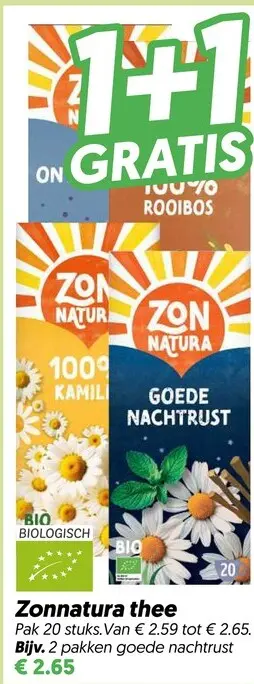 Aanbieding: Zonnatura thee