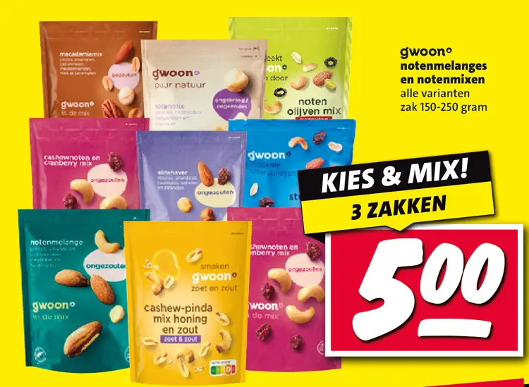 Aanbieding: Notenmelanges en notenmixen