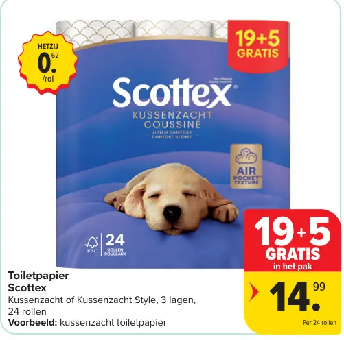 Promotie: Toiletpapier
