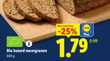 Aanbieding: Bio batard meergranen