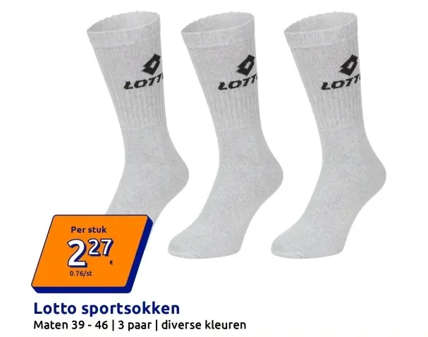 Aanbieding: Lotto sportsokken