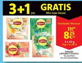 Aanbieding: Lipton Pyramid Infusies
