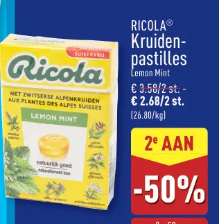 Promotie: Kruiden-pastilles
