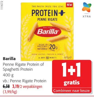 Promotie: Penne Rigate Protein of Spaghetti Protein