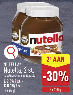 Promotie: Nutella