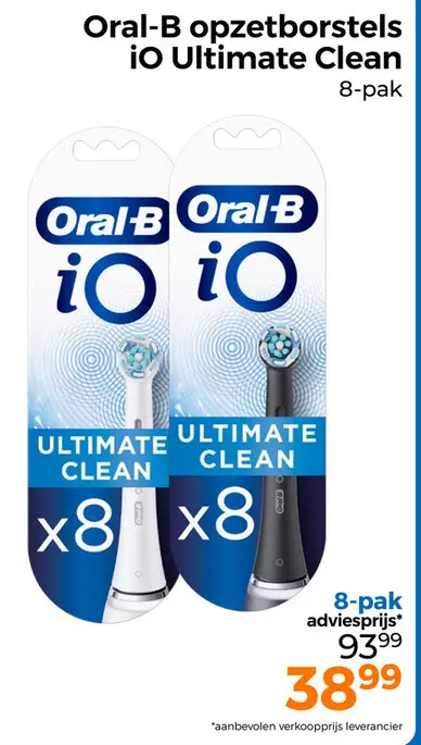 Aanbieding: Oral-B opzetborstels iO Ultimate Clean