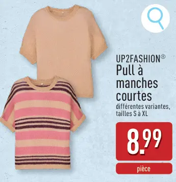 Offre: Pull à manches courtes