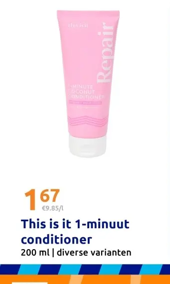 Aanbieding: 1-minuut conditioner