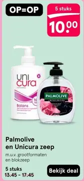 Aanbieding: Palmolive en Unicura zeep