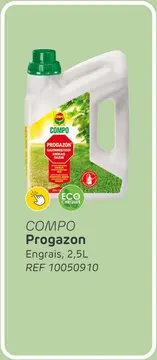 Offre: Engrais compo progazon 2,5l 250m²