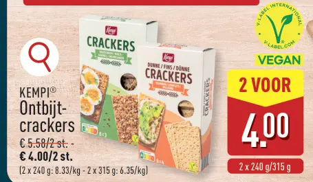 Promotie: Ontbijtcrackers