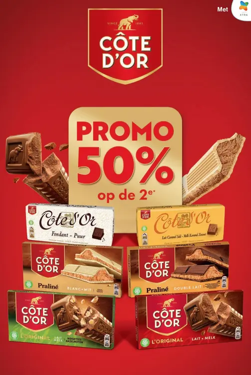 Aanbieding: Côte d'Or Chocolate Bars