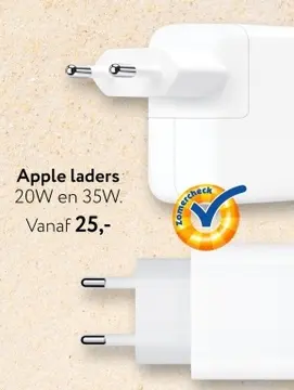Aanbieding: Apple laders