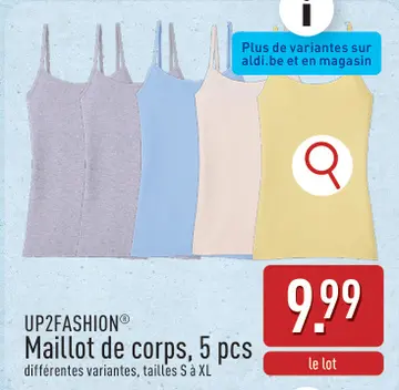Offre: Maillot de corps