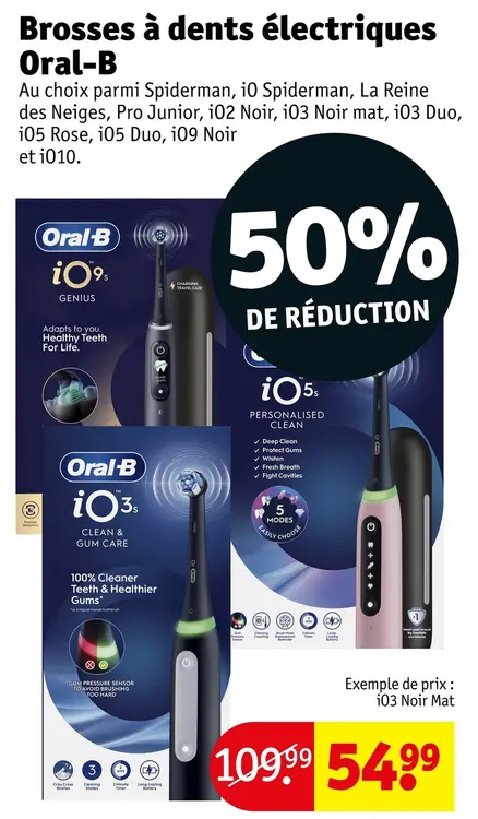 Offre: Brosses à dents électriques